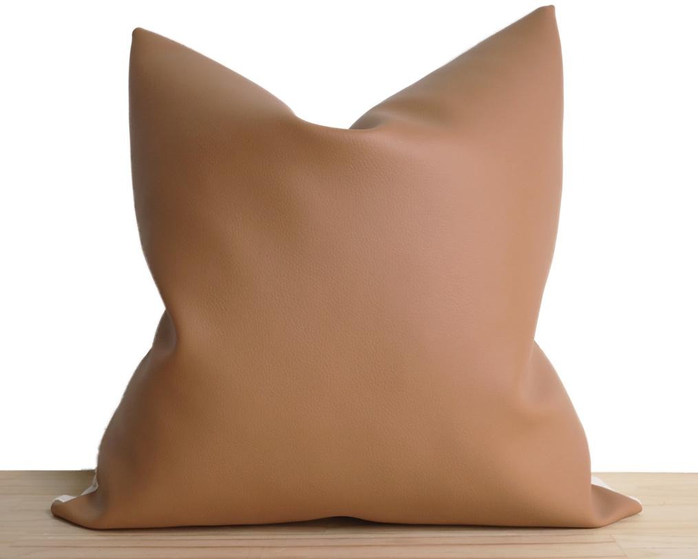 Naima, Tan Faux Leather