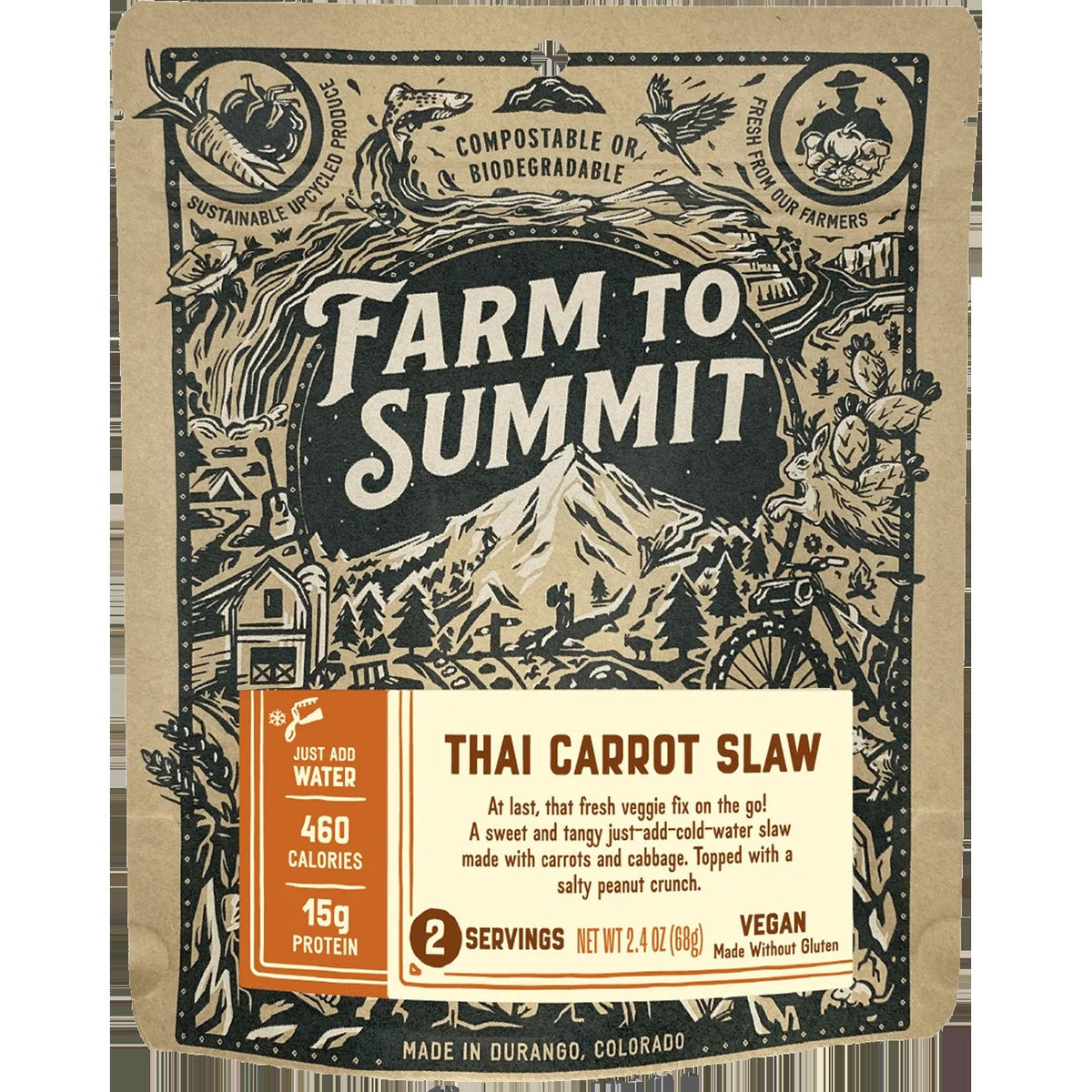 Thai Carrot Slaw (2 Servings)