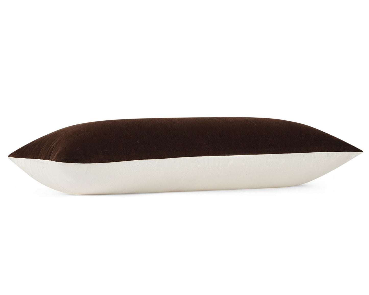 Ava, Bark Velvet, Long Lumbar Pillow