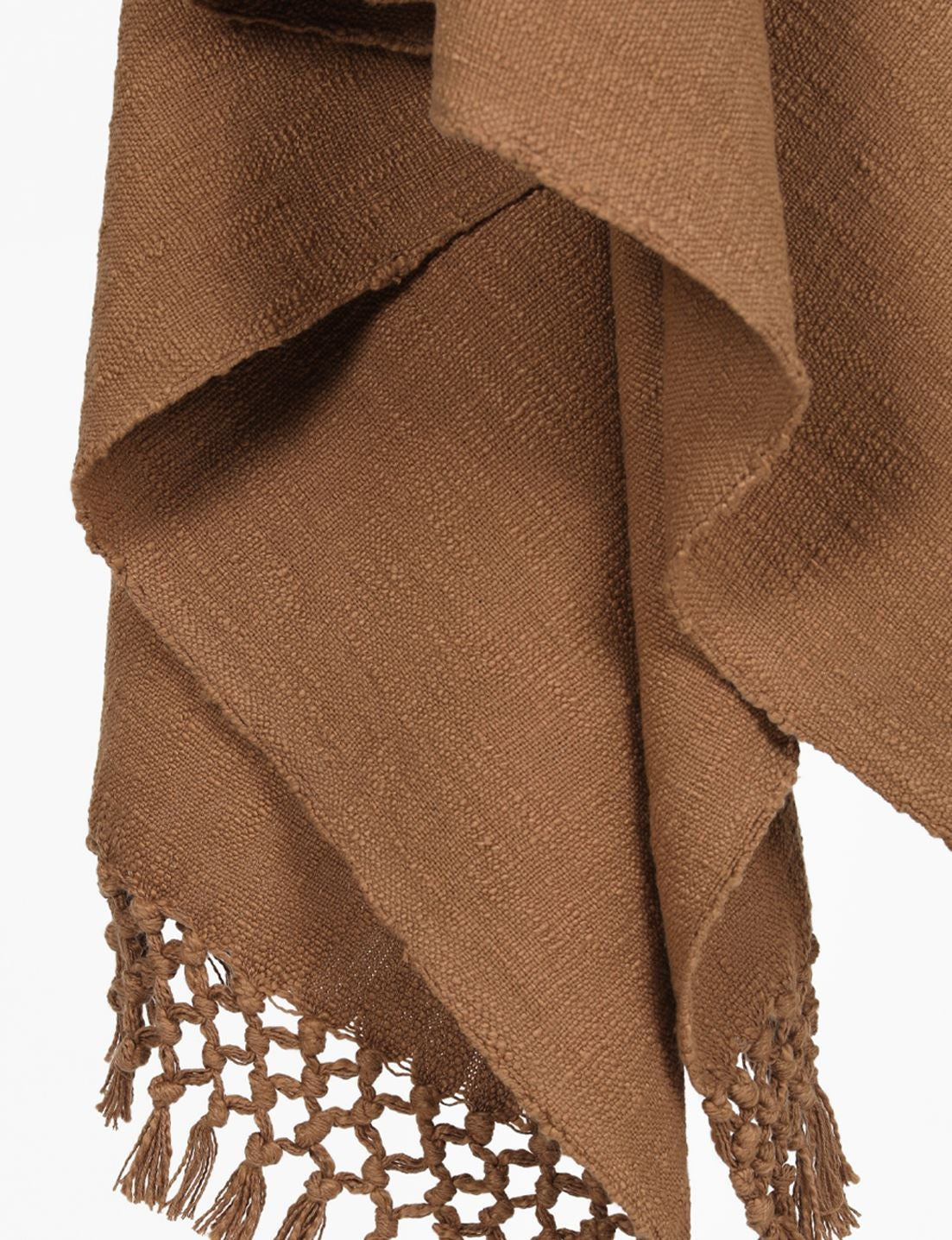 Aida Throw Blanket, Rust