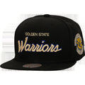 Warriors Cream Script Snapback