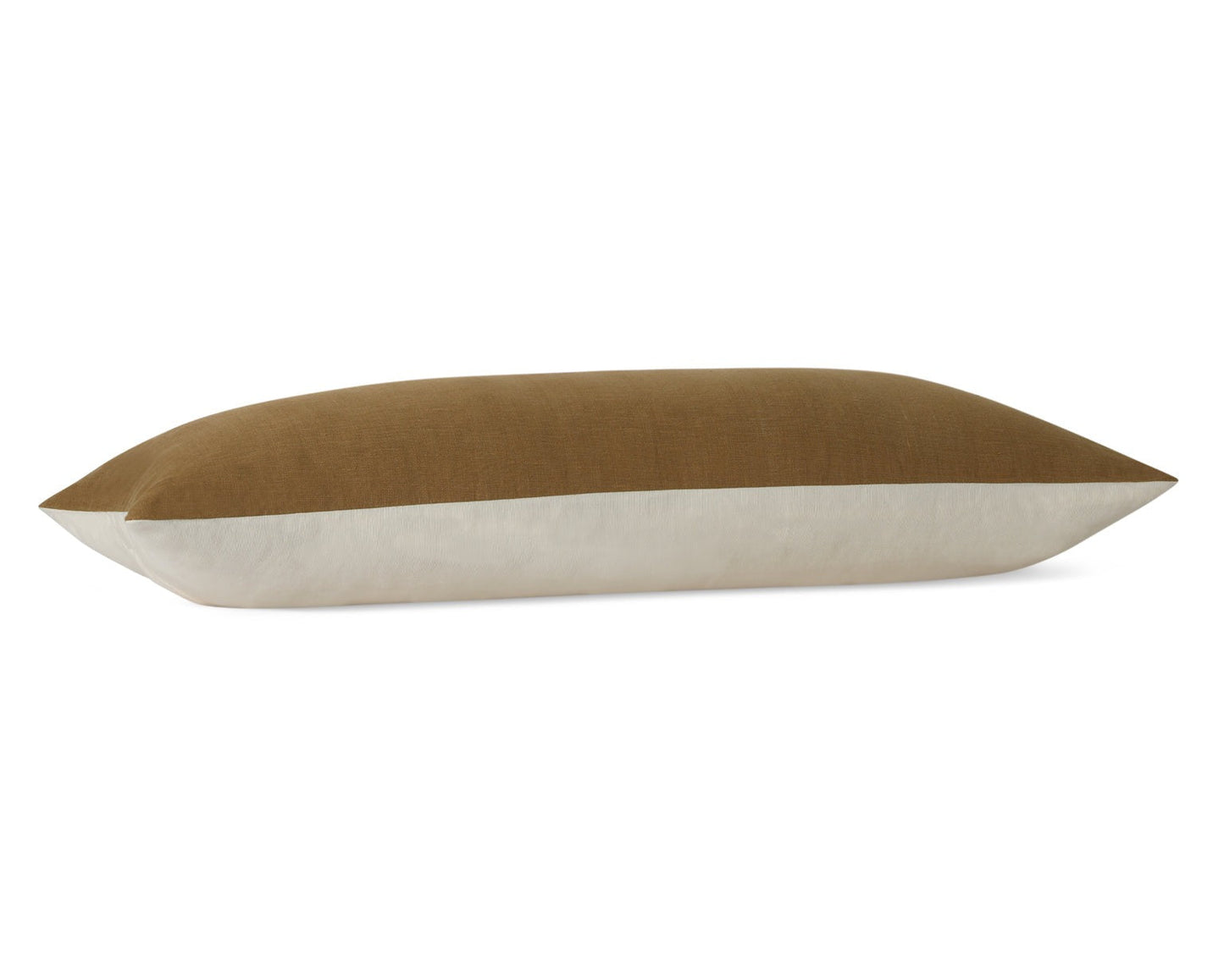Isla, Ochre Linen, Long Lumbar