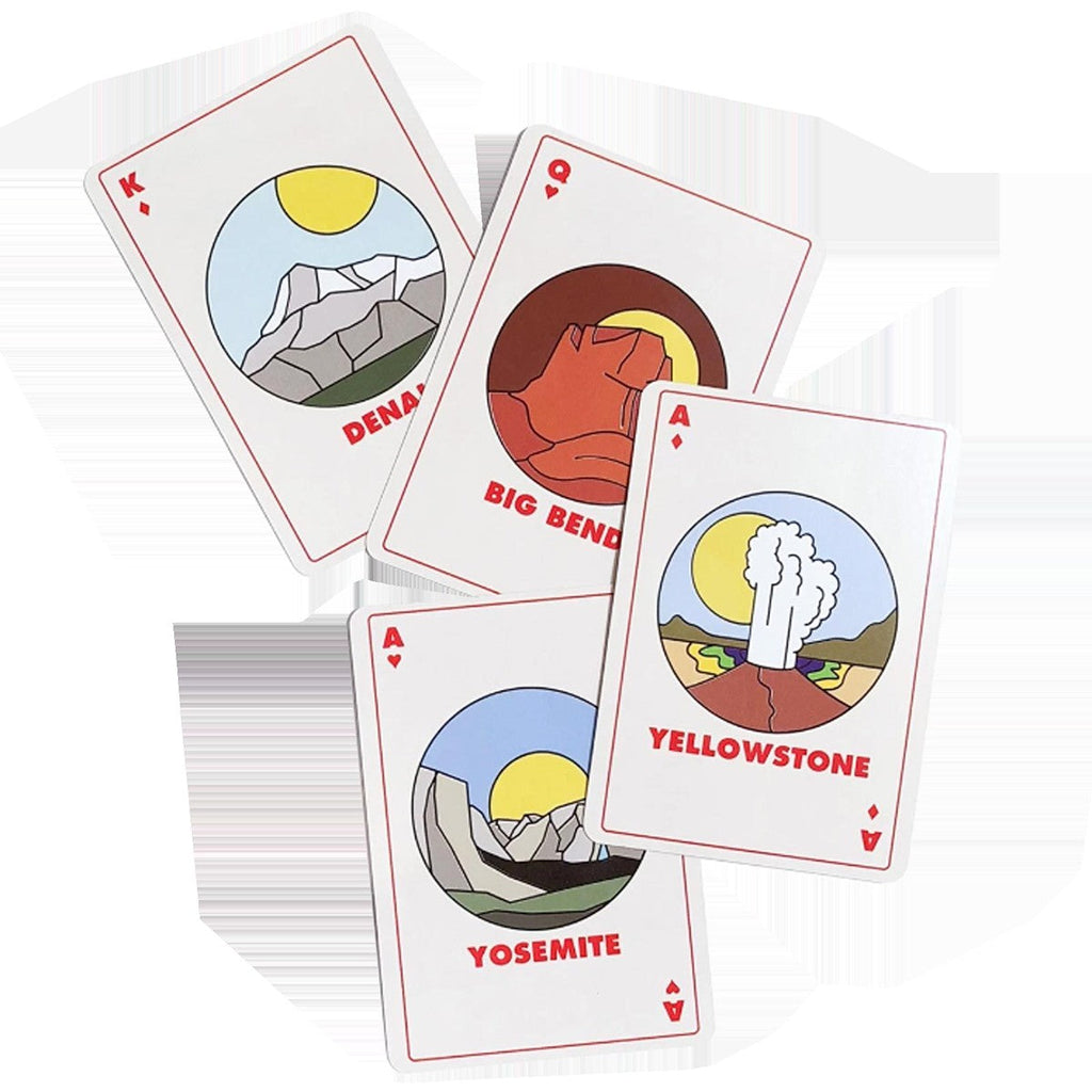 Minimalist National Park Playing Cards