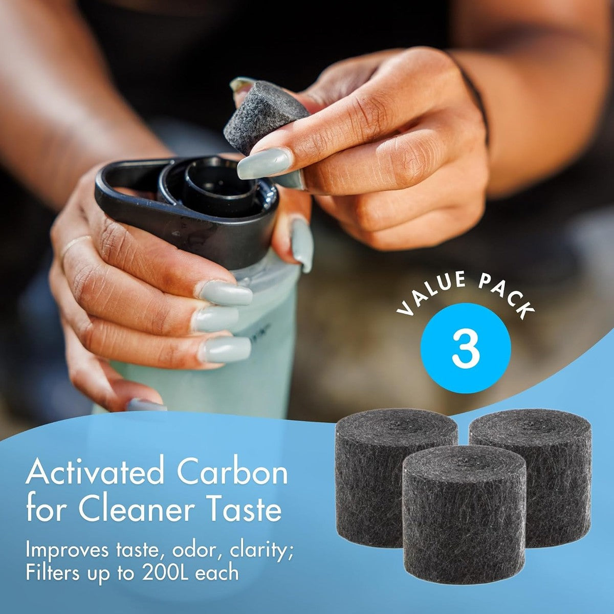 BeFree Carbon Replacement 3 Pack