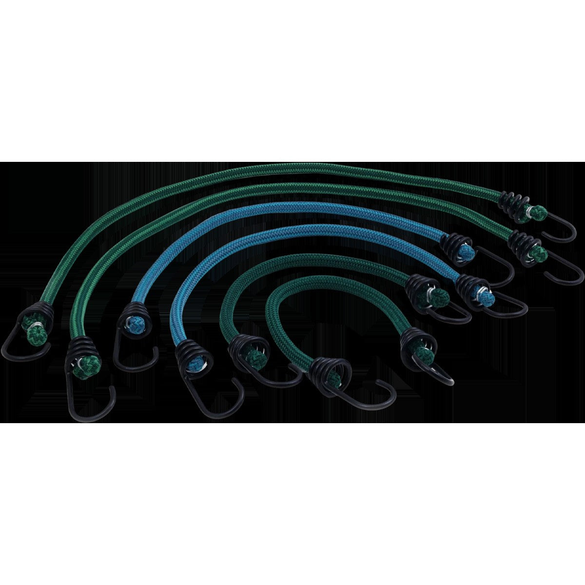 Assorted Bungee Cords - 6 Pack
