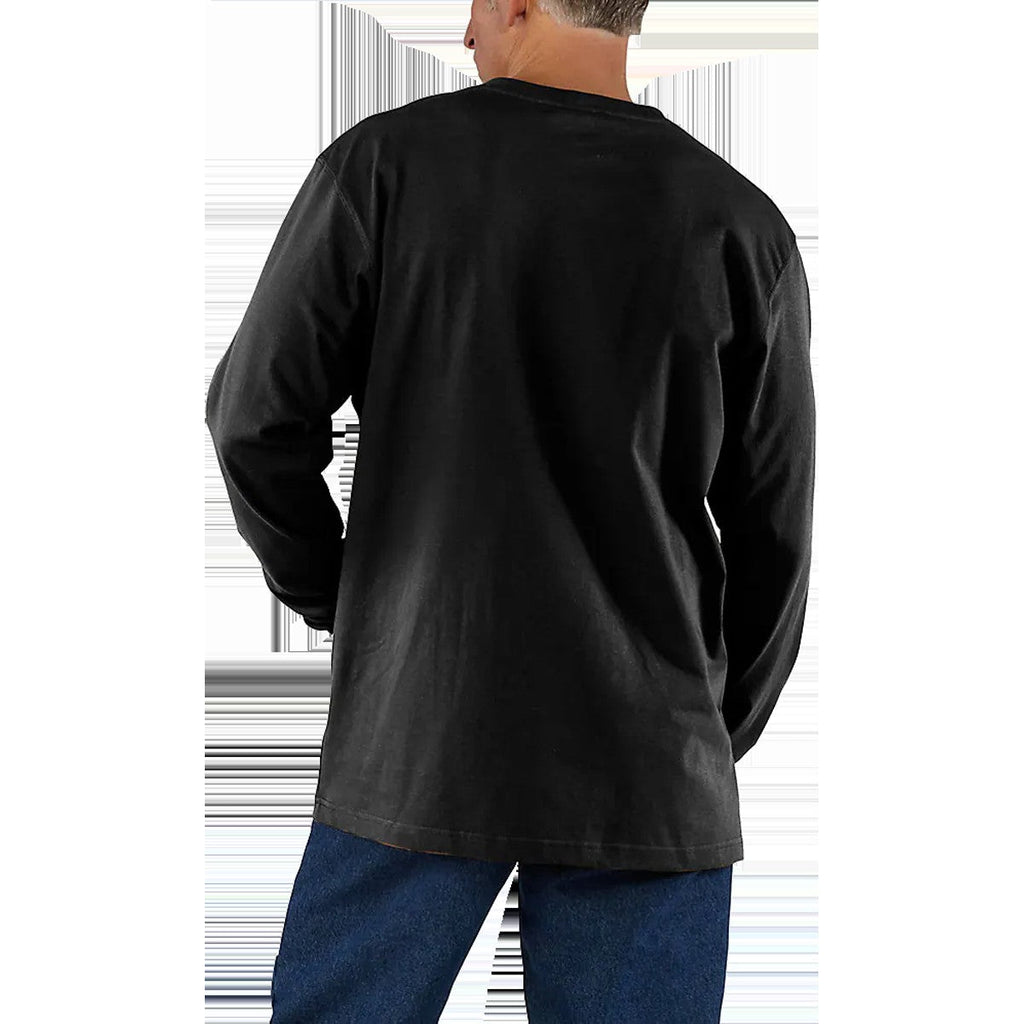 Men's Loose Fit Heavyweight Long Sleeve Pocket Tee