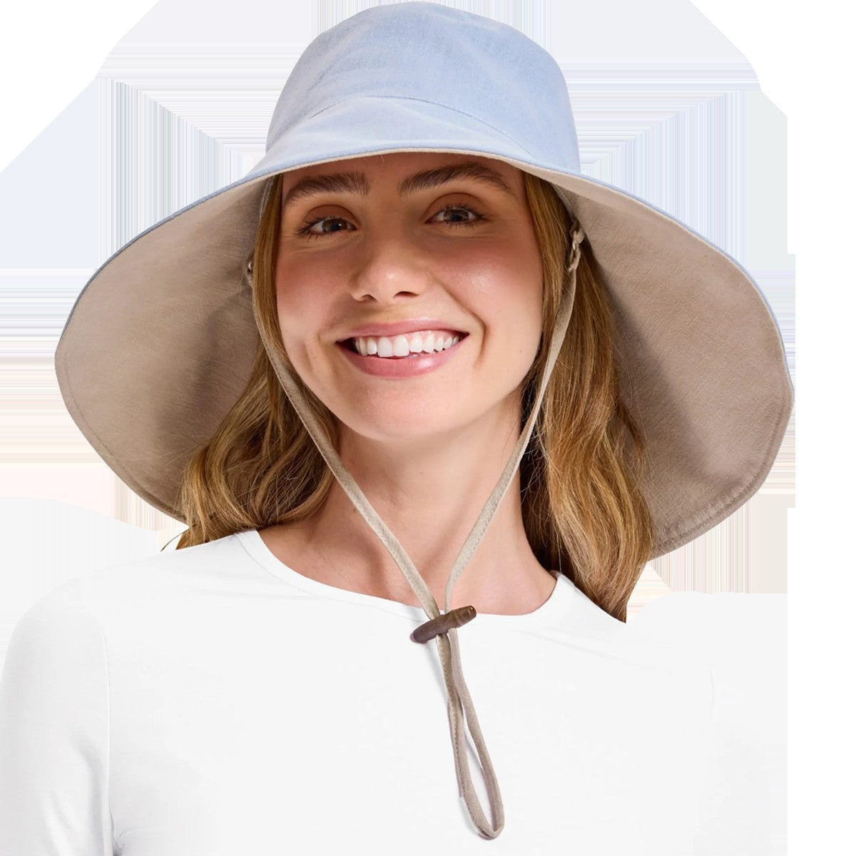 Women's Ultra Wide Cotton Linen Hat UPF 50+