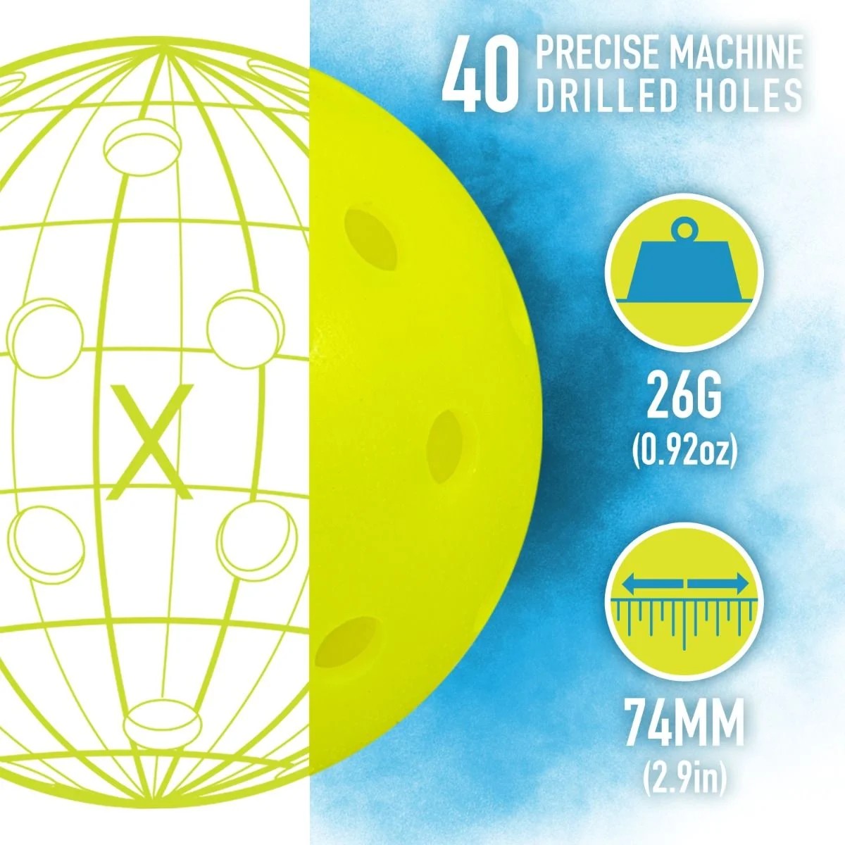 X-40 Pickleball (3 Pack)