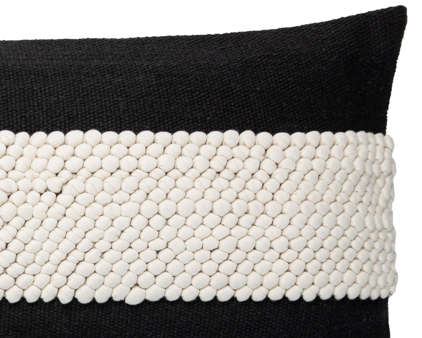 Houston Black, 14"x36" Large Lumbar
