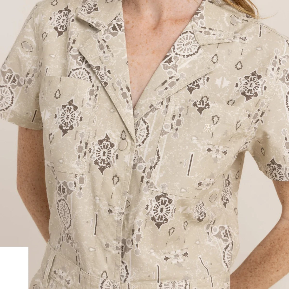 Women's Layover Short Sleeve Jumpsuit