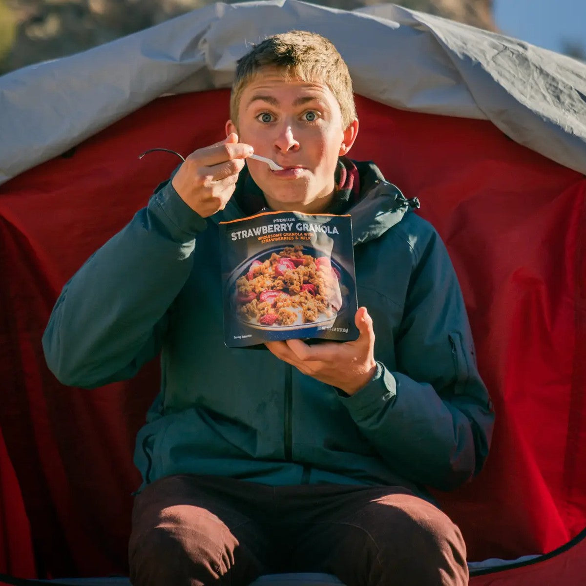 Strawberry Granola (2 Servings)