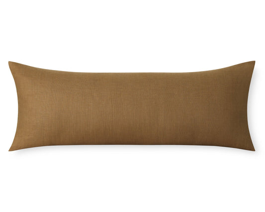 Isla, Ochre Linen, Long Lumbar