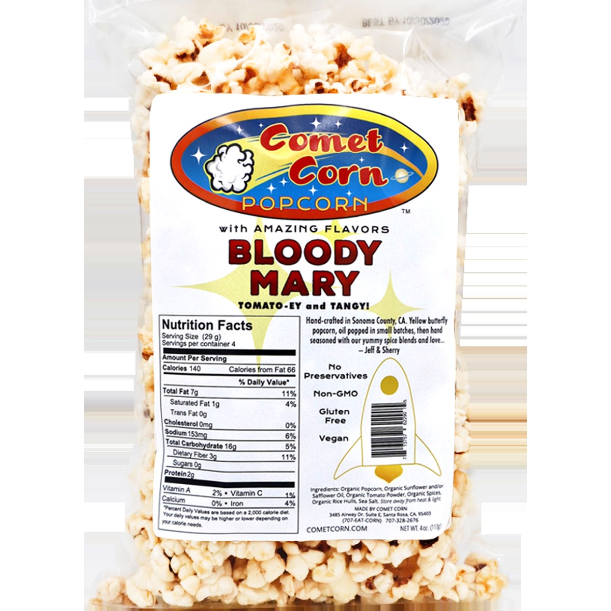 Comet Corn Popcorn 4.0 oz