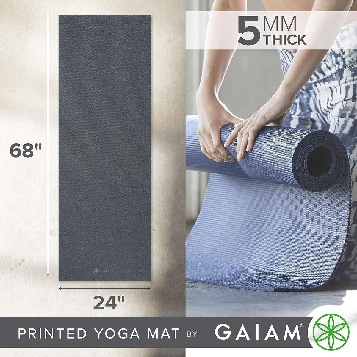 5mm Solid Yoga Mat