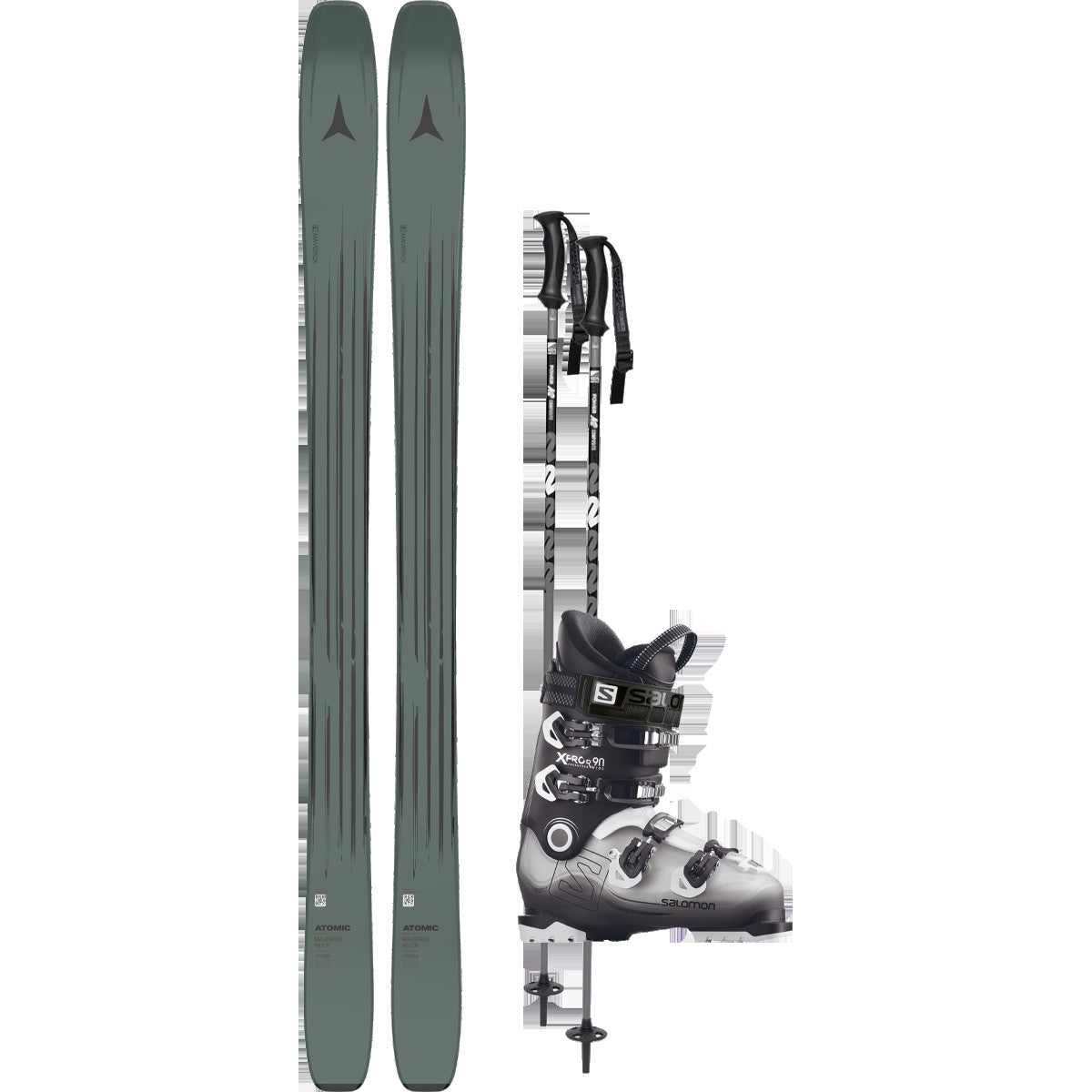 Atomic Maverick 96 CTI Demo Ski Package