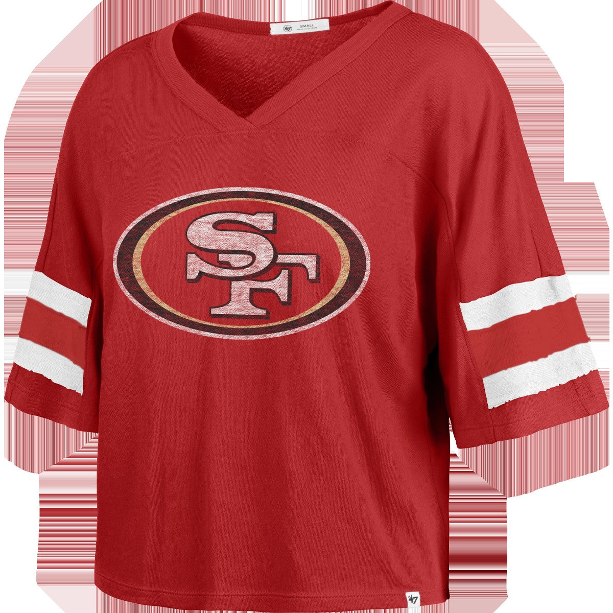 Women's 49ers Premier Scout Crop Tee