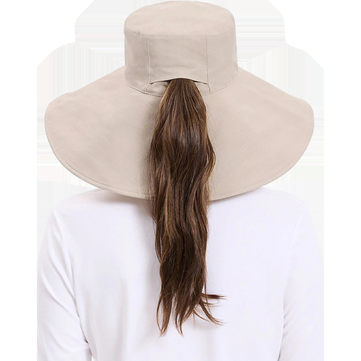 Women's Ultra Wide Cotton Linen Hat UPF 50+
