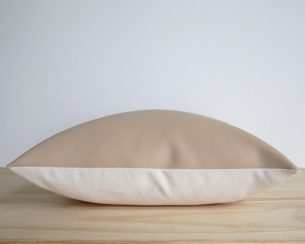 Naima, Cream Faux Leather