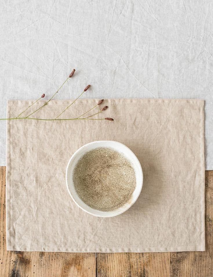 Linen Placemat Set, Natural