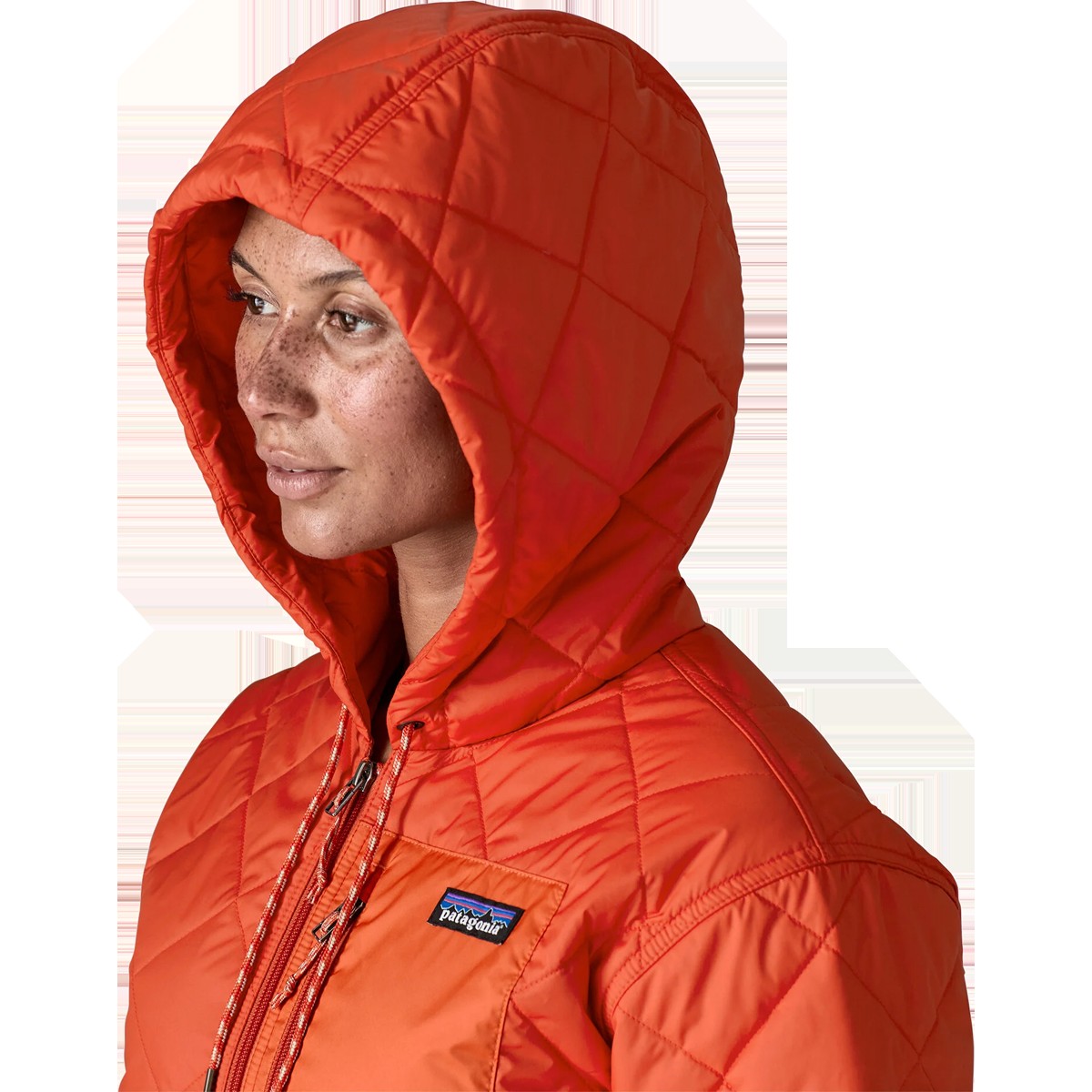 Women's Diamond Quilt Bomber Hoody