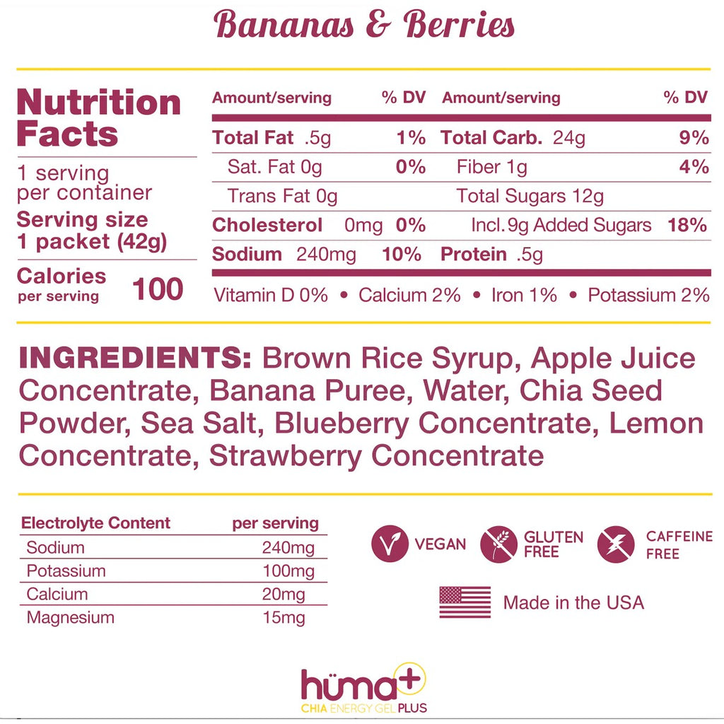 Chia Energy Gel Plus