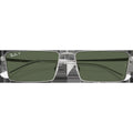 Emy Bio-Based - Polished Silver/Dark Green