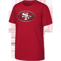 Youth 49ers Primary Logo Short Sleeve Cotton Tee