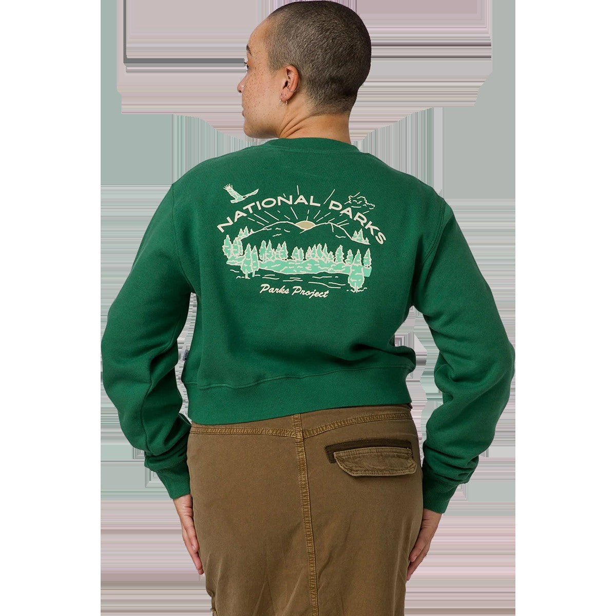 Women's National Parks Sunrise Cropped Crew