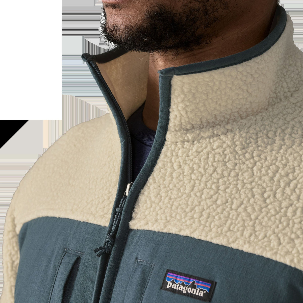 Men's Retro Pile Patch Jacket