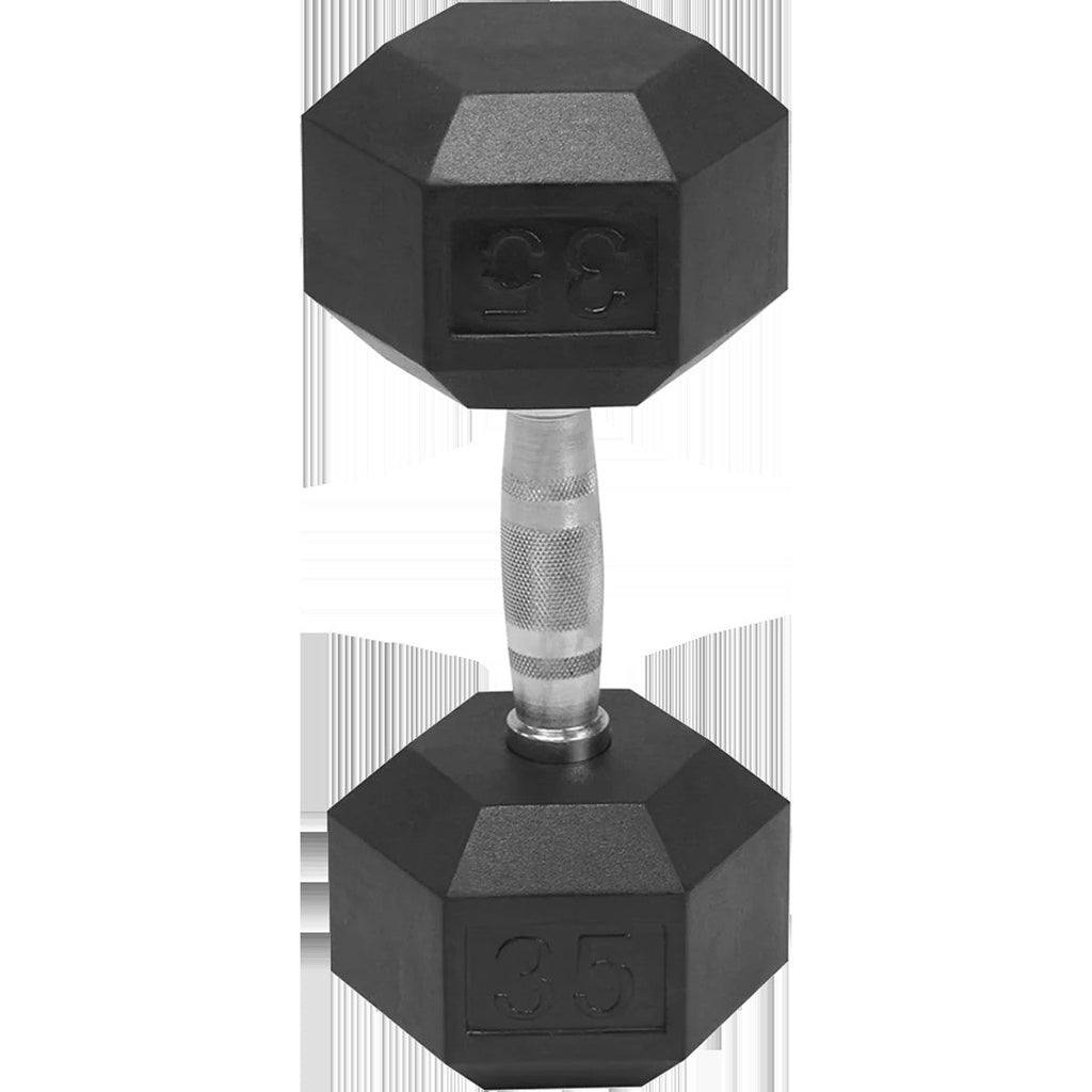 Rubber Hex Dumbbell 5 lb