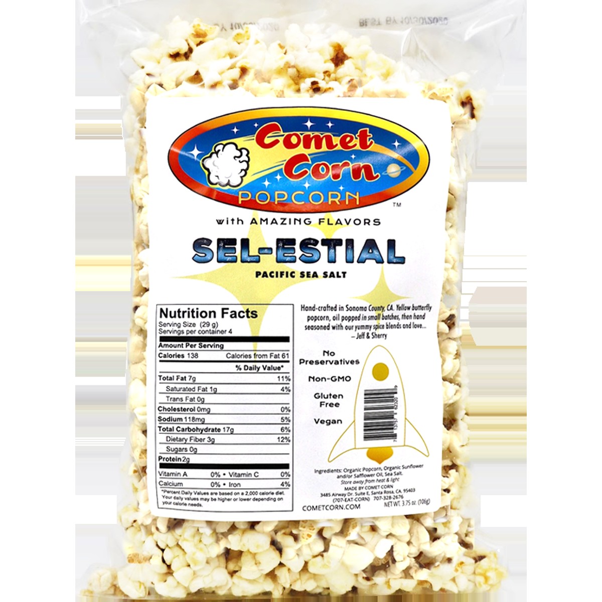 Comet Corn Popcorn 4.0 oz