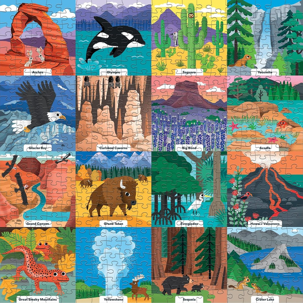 Mudpuppy Little Park Ranger 500 Piece Family Puzzle