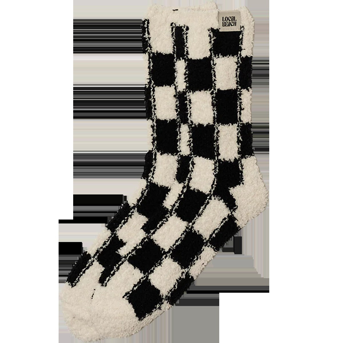 Checker Local Beach Cozy Socks