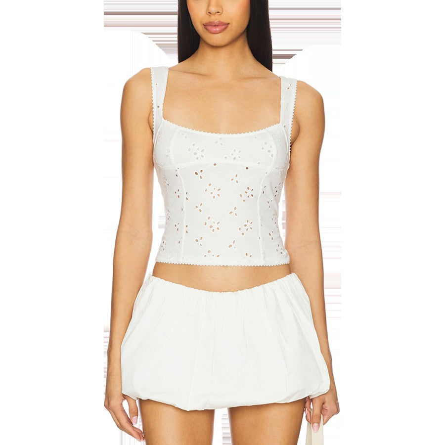Women's Full Bloom Eyelet Cami