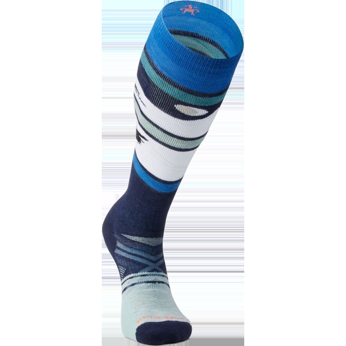 Ski Full Cushion Midnight Pattern Over The Calf Socks