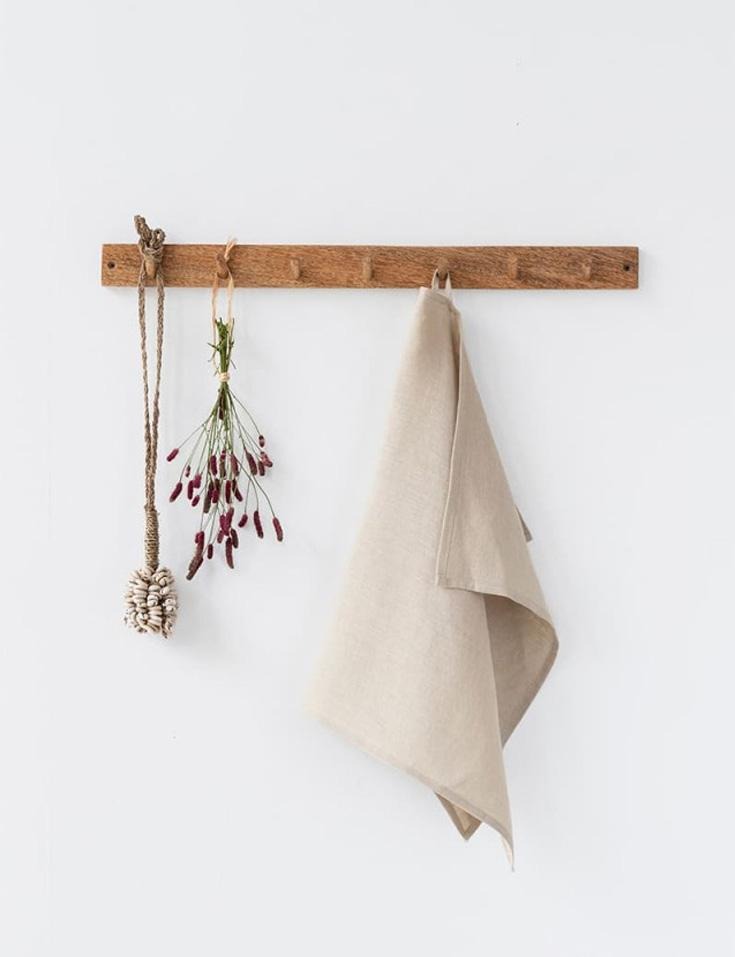 Linen Kitchen Towel, Natural