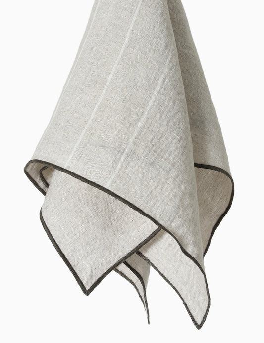 Alma, Linen Napkin with Serged Hem
