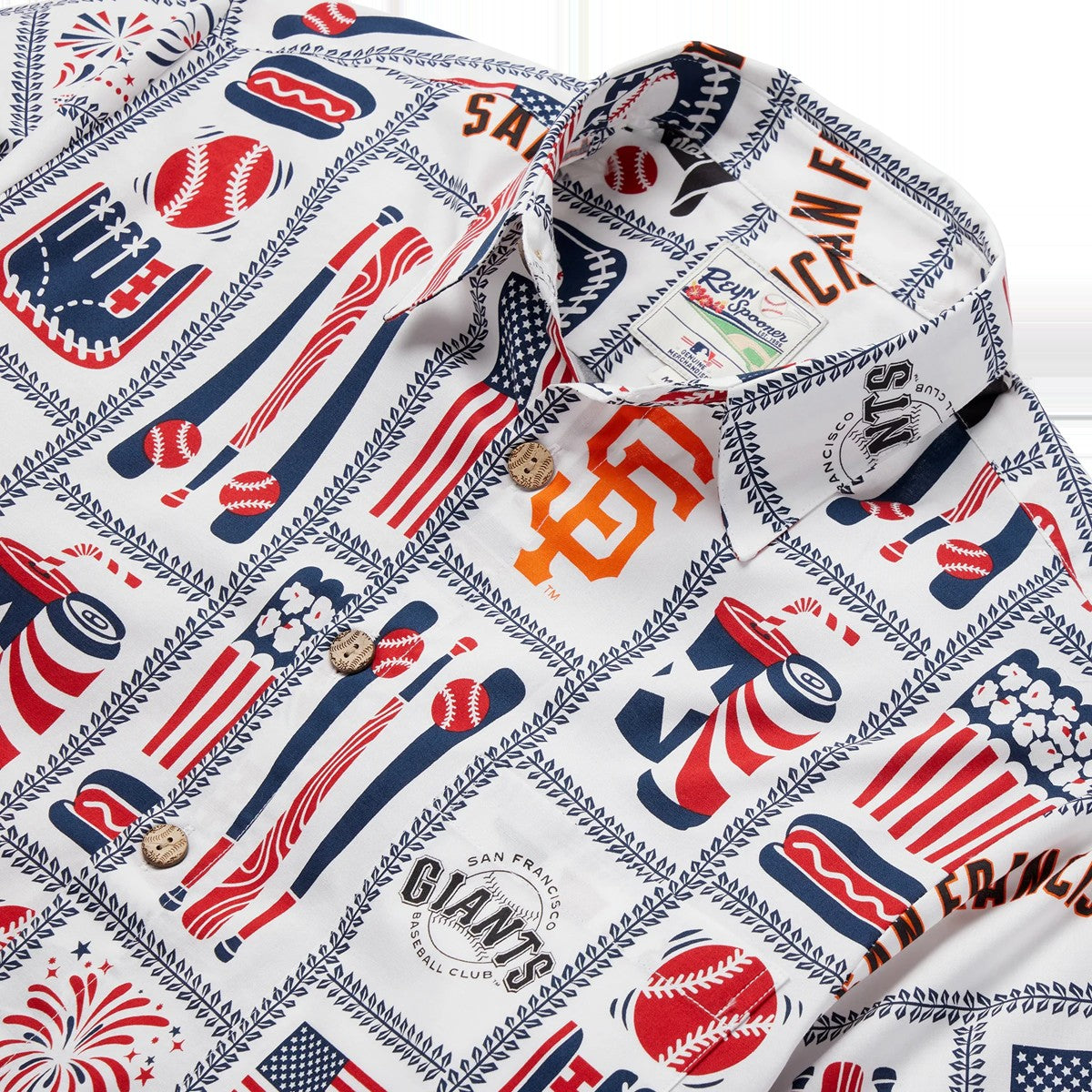 Men's Giants Americana Button Down