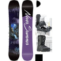 Never Summer Women's Proto T3 FR Demo Snowboard Package
