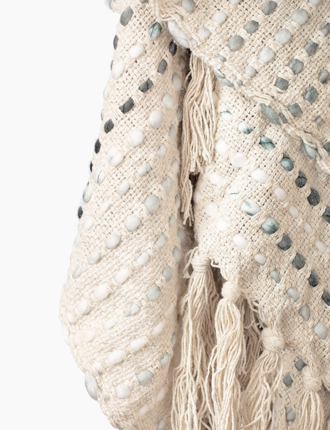 Esme Throw Blanket, Cream