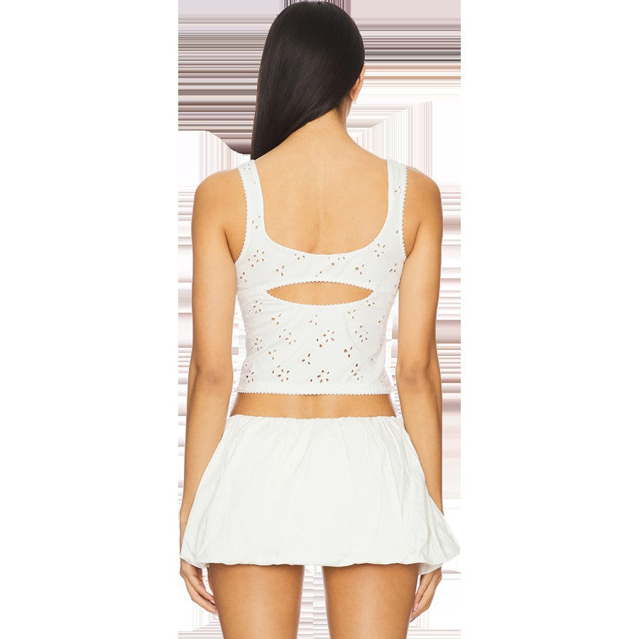 Women's Full Bloom Eyelet Cami