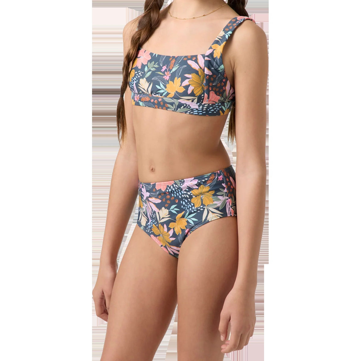 Youth Mila Floral Square Neck Tank Set