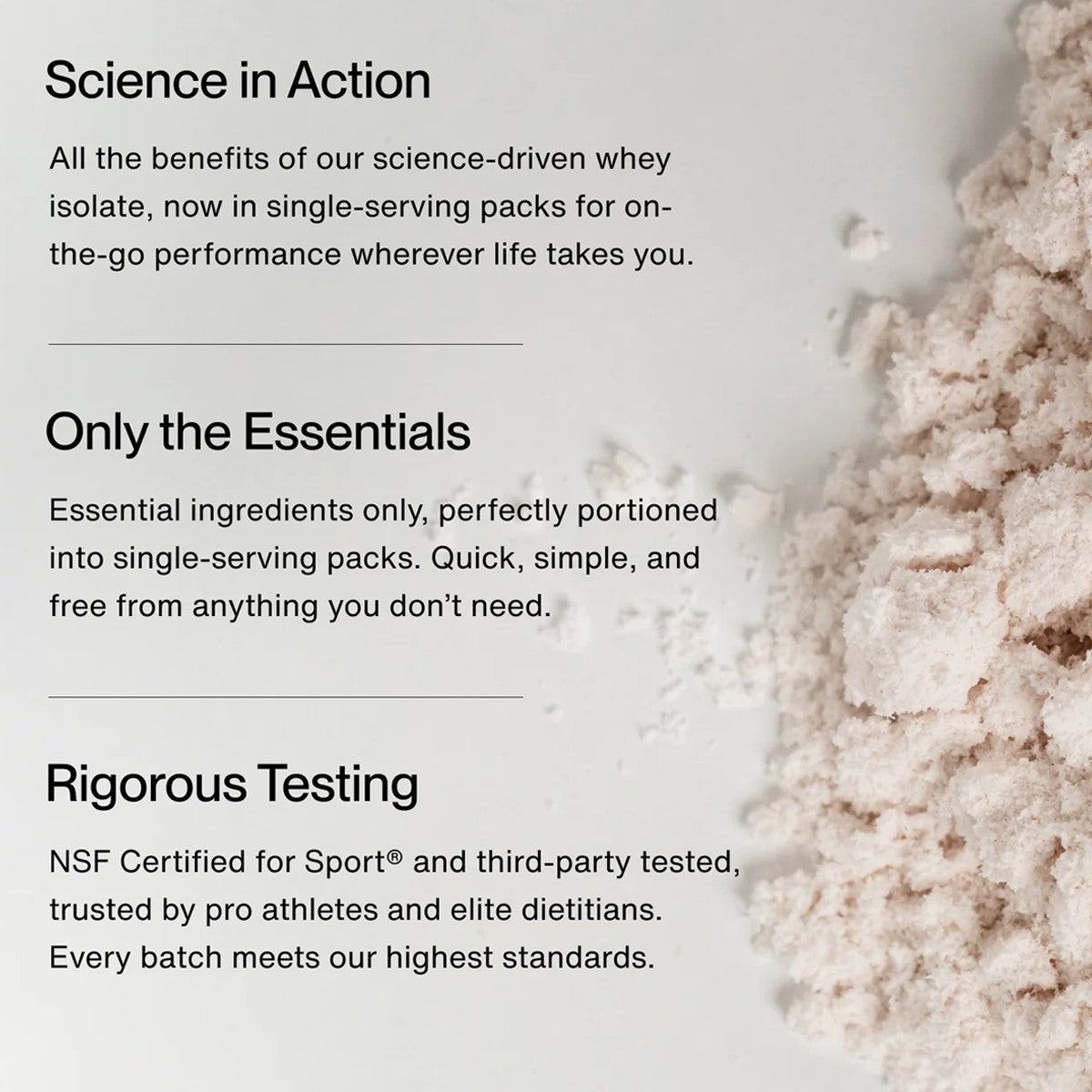 Whey Protein Isolate (Single Serving)