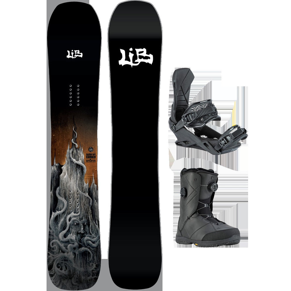 Lib Tech Skunk Ape Camber Demo Snowboard Package