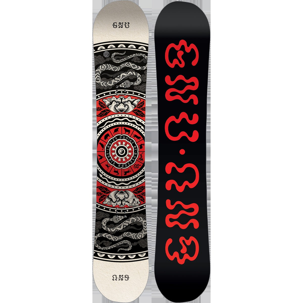 GNU Women's Ladies Choice Demo Snowboard Package