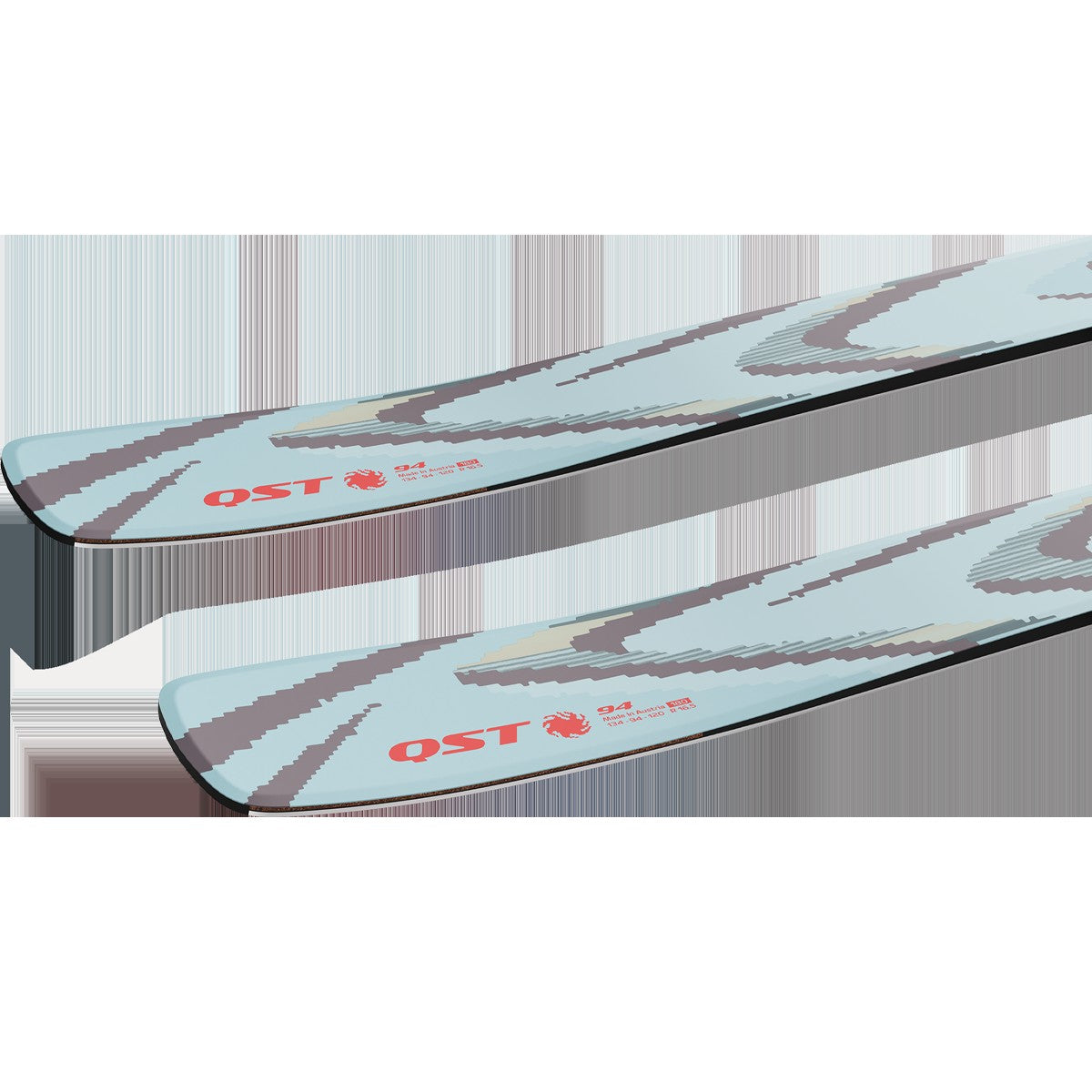 Salomon QST 94 Iced Aqua Demo Skis