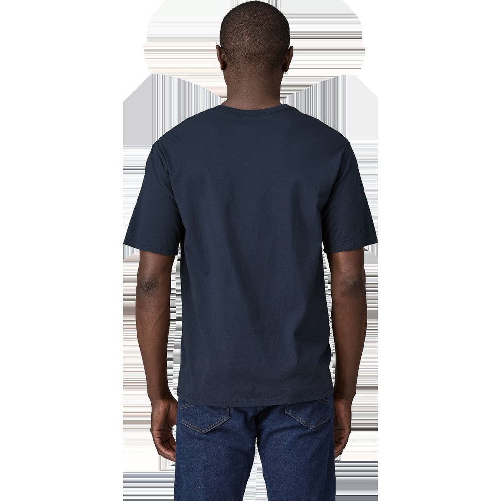 Men's 73 Skyline Text Logo Organic Tee