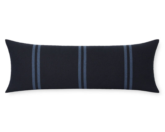 Lehigh in Indigo, Large Lumbar Pillow