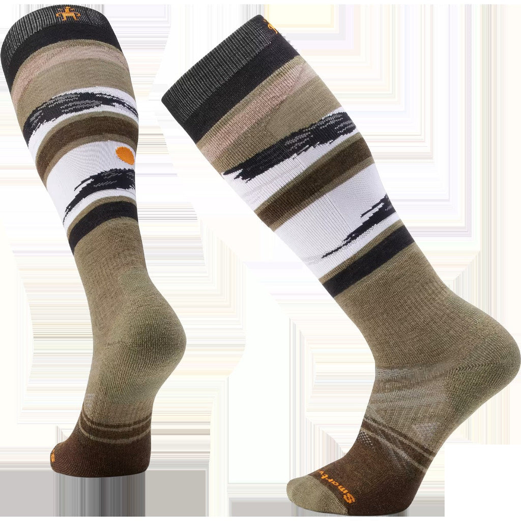 Ski Full Cushion Midnight Pattern Over The Calf Socks