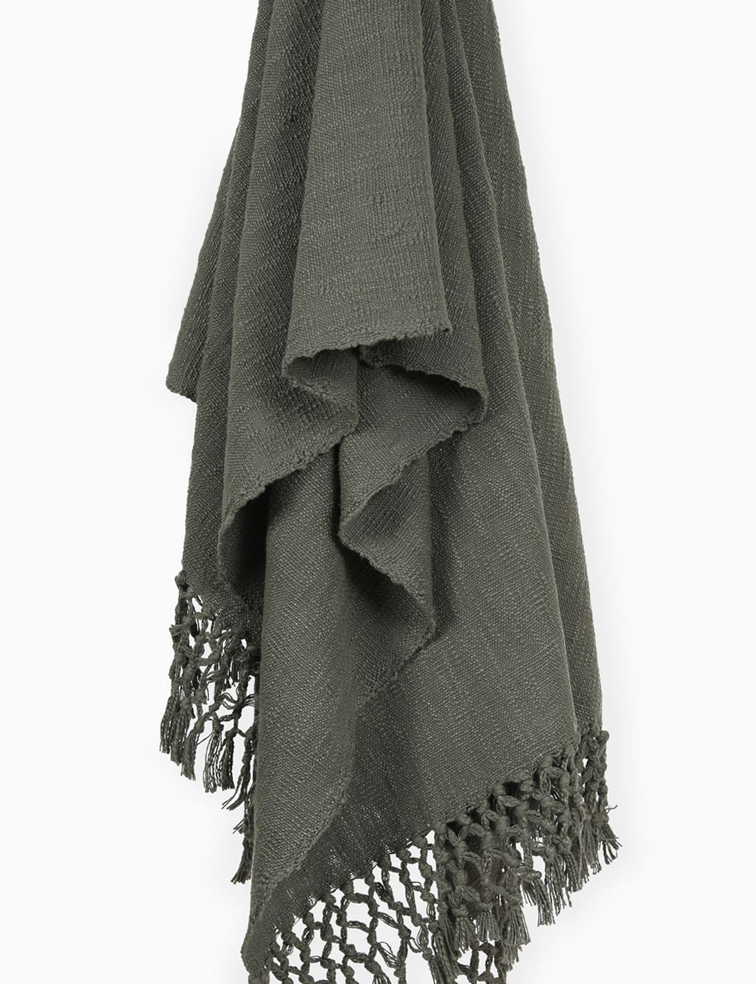 Aida Throw Blanket, Olive